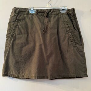 Y2k Express Blues Olive/Army Green Mini Skirt